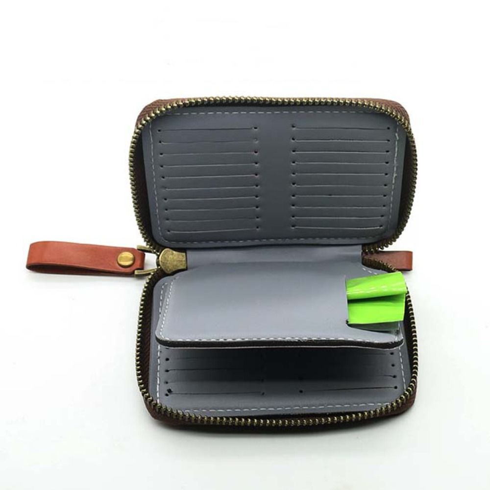 Fishing Lure Spinner - PU-Leder Köder-Aufbewahrungstasche, Angelköder-Tragetasche, Jig-Spinner-Tasche mit Großer