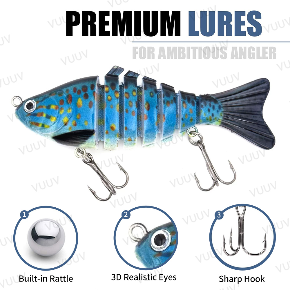 10 Stück Multi-Joint Swimbait  – Fishing Lure Popper Bewertung und Preis