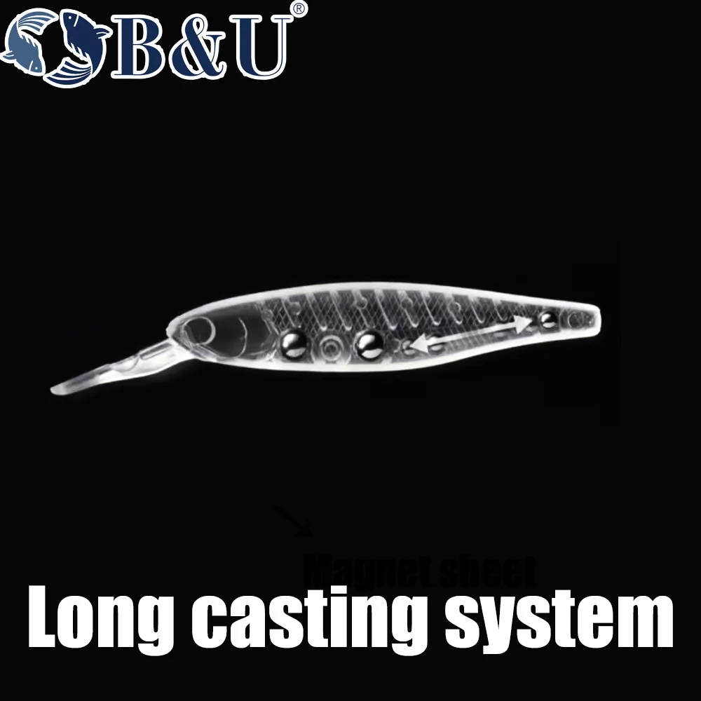B&U 68mm 3D-Druck Shad Suspend – Fishing Lure Jerkbait Bewertung und Preis