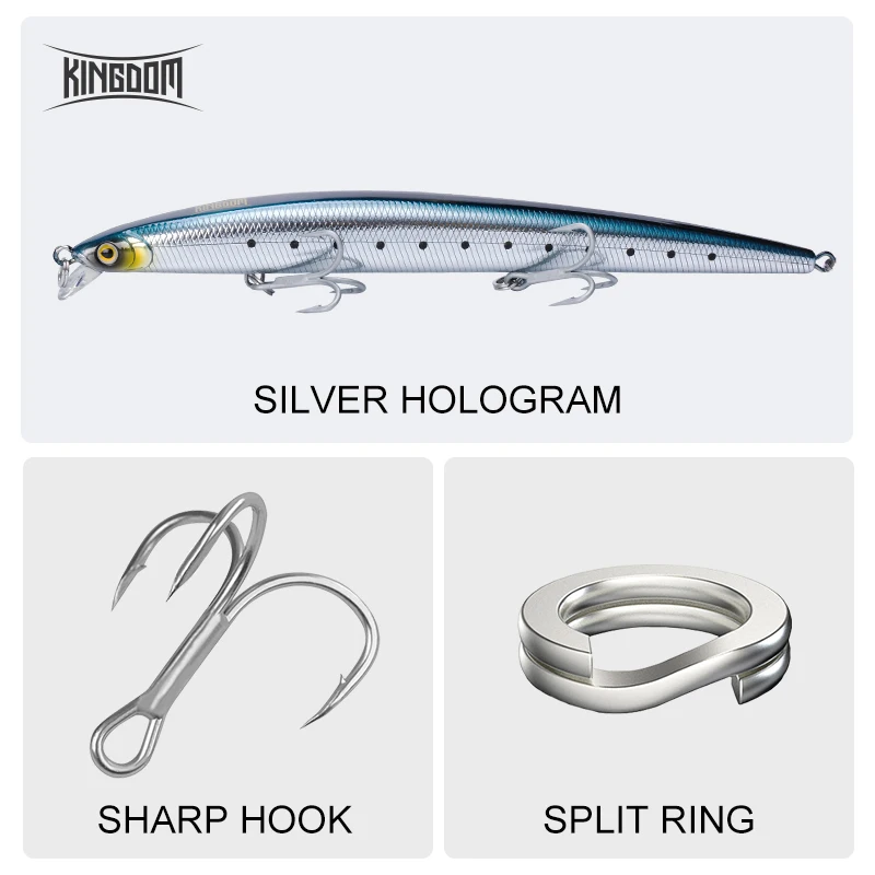 Kingdom Long Casting Angelköde – Fishing Lure Jerkbait Bewertung und Preis