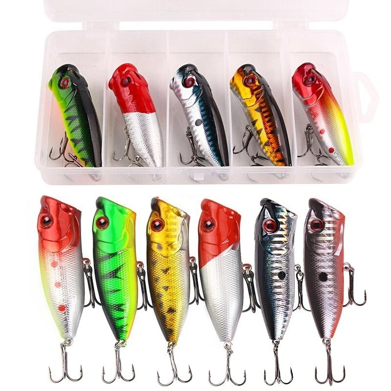 6 Stück 6 Farben (Opp-Beutel)/ – Fishing Lure Topwater Bewertung und Preis